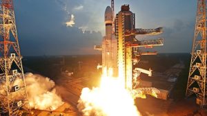 LVM-3 lifts off from Sriharikota. (Photo: Isro)