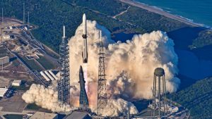 New Glenn launches with Escapade Mars mission. (Photo: Blue Origin)