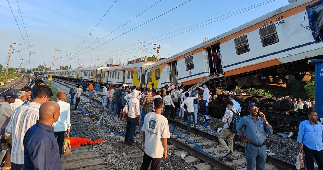 The affected coaches of the Korba passenger train are the first two bogies including the front reserved bogie that suffered the maximum damage.