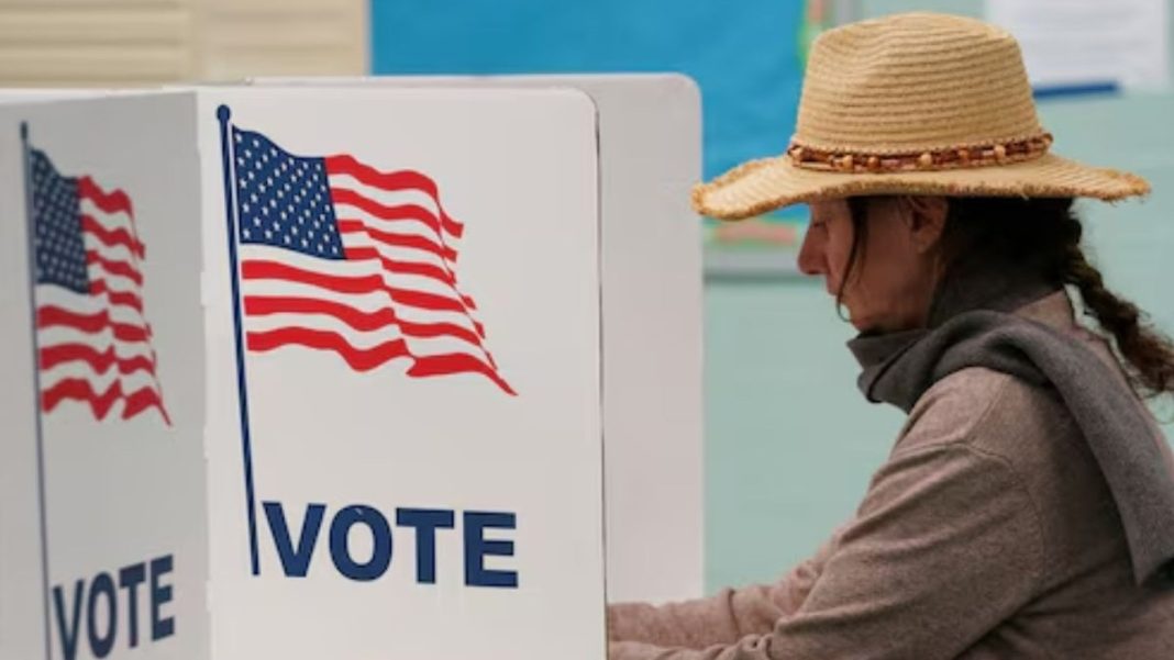 A voter casts her ballot at a polling station. (Representative Photo: Reuters)