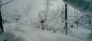 A view of fresh snowfall in Kashmir. (File Photo)