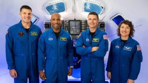 Nasa astronauts Reid Wiseman, Victor Glover, Christina Koch, and Jeremy Hansen prepare for Artemis-II. (Photo: Nasa)