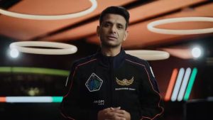 Group Captain Shubhanshu Shukla in his flight suit ahead of the historic Axiom-4 mission to the ISS. (Photo: Axiom Space)
