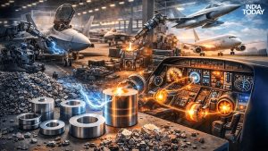 Old smartphones are a treasure trove of minerals that could power the aviation sector. (Photo: Generative AI/Radifah Kabir/India Today)