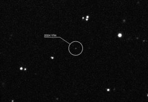 An image of 2024 YR4 captured by the European Southern Observatory's Very Large Telescope. (Photo: Reuters)