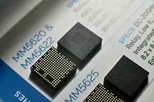 A switching chip, manufactured by Menlo Micro, a California-based company, and used by Nvidia. (Photo: Reuters)