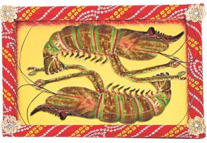 A tatwa mishti platter moulded to resemble prawns. (Courtesy Jalbhara Surjya Kumar Modak)