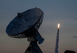 Copernicus Sentinel-1D on its way to orbit. (Photo: ESA)