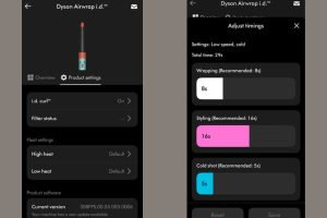 Dyson Airwrap i.d personalised app
