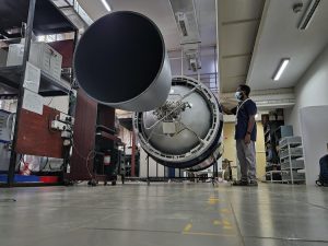 An image showing the second stage of the assemby of Agnibaan. (Photo: X/@AgnikulCosmos)