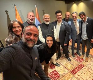 PM Modi meets Fauda cast in Tel Aviv