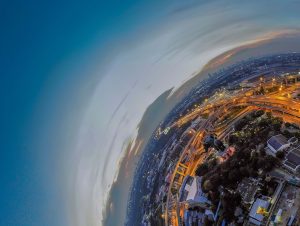 An aerial view of a human settlement on Earth. (Photo: Getty)