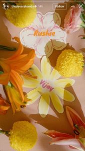 Beautiful decor for Rashmika and Vijay's Haldi ceremony.