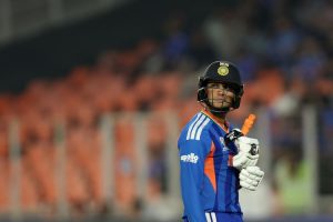 Abhishek Sharma managed just 12 deliveries in Ahmedabad (Reuters Photo)