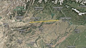 About 19 km east of Islamabad, in Faizabad — located between Islamabad and Rawalpindi, where Pakistan's military headquarters is based — the Taliban claimed it carried out a strike. Faizabad lies roughly 200 kilometres from Landi Kotal near the Durand Line.