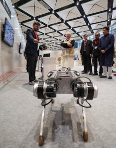 PM Modi looking at a demonstration of Param. (Photo: General Autonomy)