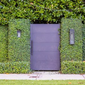 The entrance to a Miami Beach waterfront home. The city has become a ‘lifestyle tax haven.’