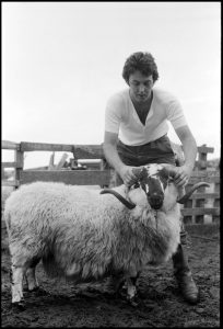 The original photograph on the cover of McCartney’s 1971 album ‘Ram.’