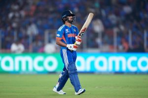 Ishan Kishan was dismissed by part-time off-spinner Aiden Markram (AP Photo)