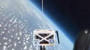 A 13-member student team from Class XI at Ariyakudi Government Higher Secondary School has built the Vikko Sat 1. (Photo: X/@dstock_insights)