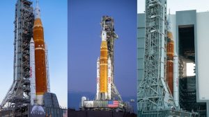 The Space Launch System (SLS) rocket will be taken back to the Vehicle Assembly Building. (Photo: Nasa)