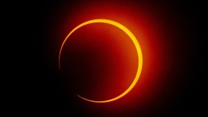 The path of annularity is extremely narrow. (Photo: Getty)