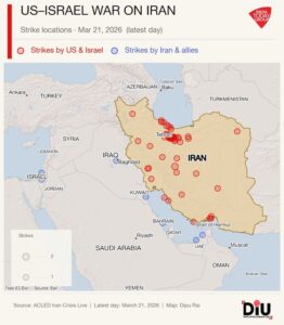 Iran responded with strikes on Israel and parts of the Gulf.