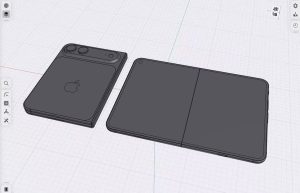 iPhone Fold leaked CAD renders
