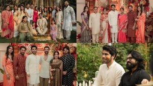 Pictures from Allu Sirish's pre-wedding festivities.