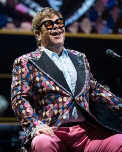 Elton John has been known for his flamboyant style. (Pinterest)