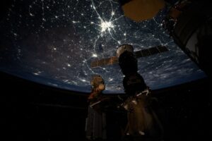 A cluster of lights show India cities glowing from space in an image captured by ISS. (Photo: X/@Space_Station)