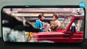 The Infinix Note Edge 5G features a 6.78-inch LTPS 3D curved AMOLED display. (Ijaj Khan -HT)