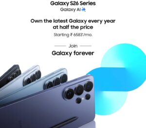 The Samsung Galaxy Forever plan also includes Samsung Care+ worth ₹13,999 for 13 months.