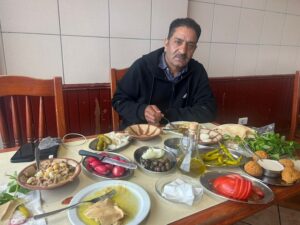 Ashraf Wani said it was unusual for him on Eid to have vegetarian food