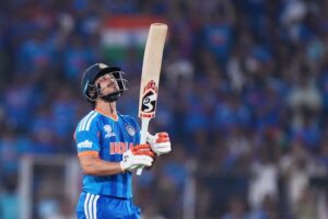 Kishan starred for India during the T20 World Cup (Courtesy: AP)