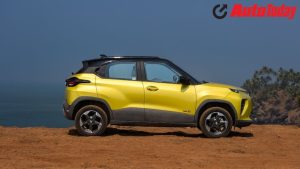 The side profile of the Punch.ev facelift remains largely unchanged.