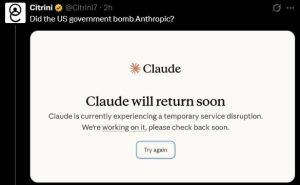 Users on social media gave their takes on Claude's outage.