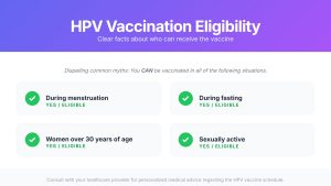 HPV vaccine eligibility