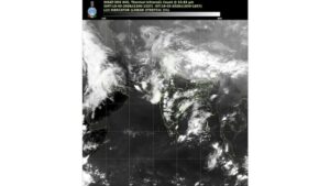 A Western Disturbance is sweeping across North and Northwest India. (Photo: IMD)