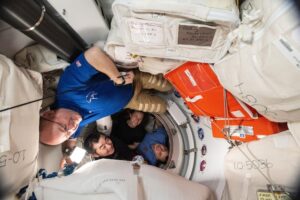 Astronaut Mike Fincke lost his ability to speak while aboard the ISS, prompting Nasa’s first medical evacuation from space. (Photo: Nasa)
