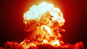 The moment a nuclear device detonates, it creates a fireball that reaches millions of degrees Celsius. (Photo: National Nuclear Security Administration)