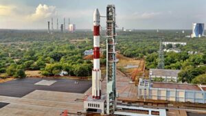 The SITVC system is part of the S139 solid-fuel booster, the first stage of the PSLV that provides thrust at liftoff. (Photo: Isro)