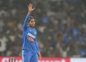 Shreyanka Patil hasn't played for India in South Africa. Courtesy: PTI