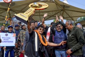 Kishan guided Jharkhand to the SMAT title (Courtesy: PTI)