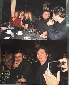 Rajeev Motwani and Sergey Brin with Goldie Hawn and the Rinpoche (approximately from 2008) (Photo: X/ashajadeja325)