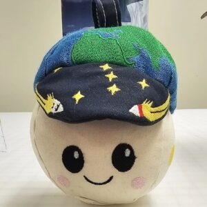 The crew has introduced Rise, the plush mascot that will float when the mission reaches zero gravity. (Photo: Nasa)