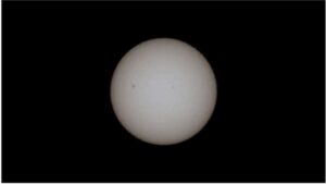 Nasa's Perseverance rover captured these images of sunspots from Mars between February 24 and 27, giving Earth-based teams an early warning of potential solar flare activity. (Photo: Nasa)