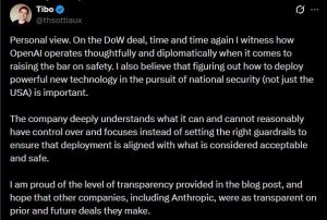 Tibo shared his views on the deal.