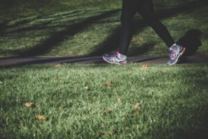 Walking after meals helps reduce gas. (Unsplash)