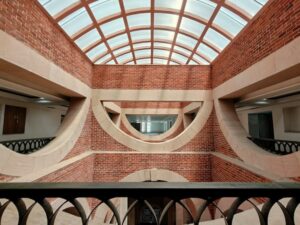 The architecture of the main buildingÂ (Photo: India Today/Princy Shukla)